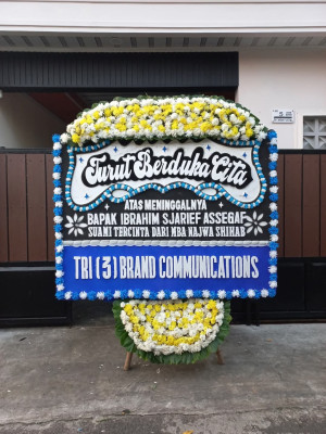 Papan Bunga Duka di Damai Bahagia